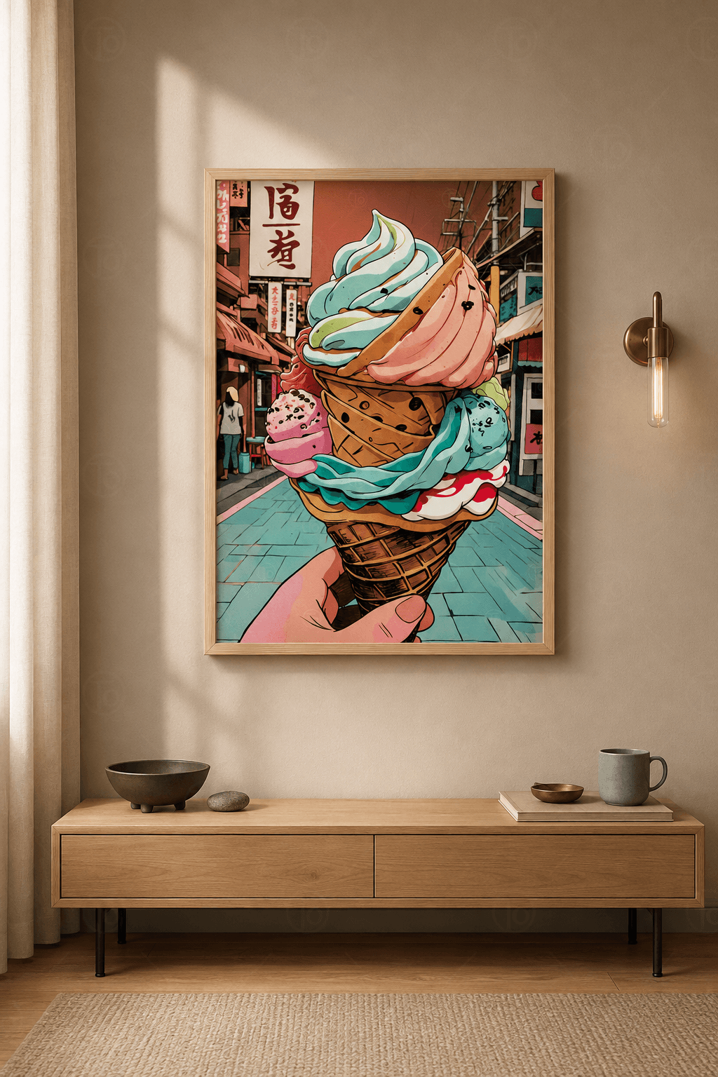 Neon Külah — Pop Art Dondurma