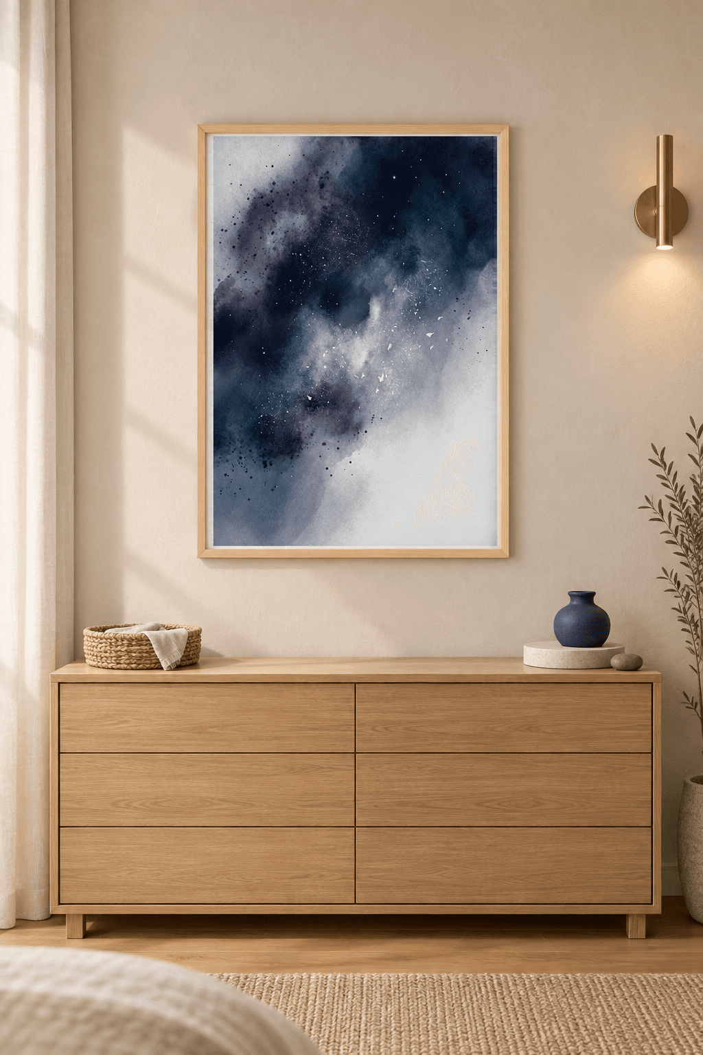 Mürekkep Nebula — Lacivert ve Gri