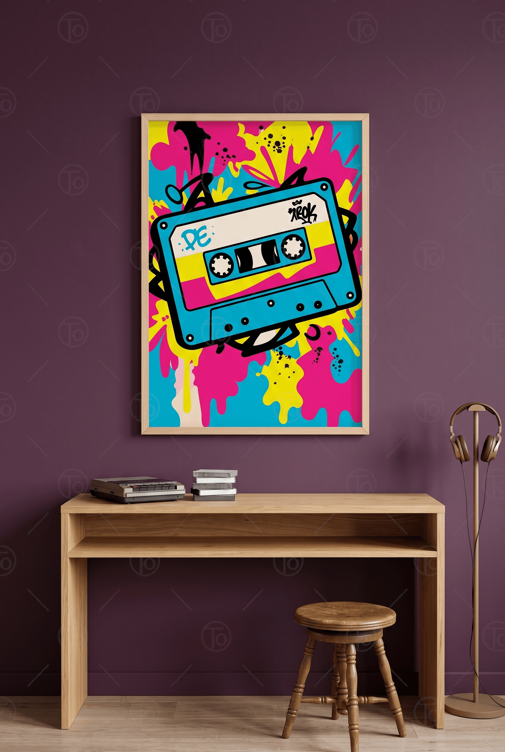 Grafiti Kaset — Neon Sokak Sanatı