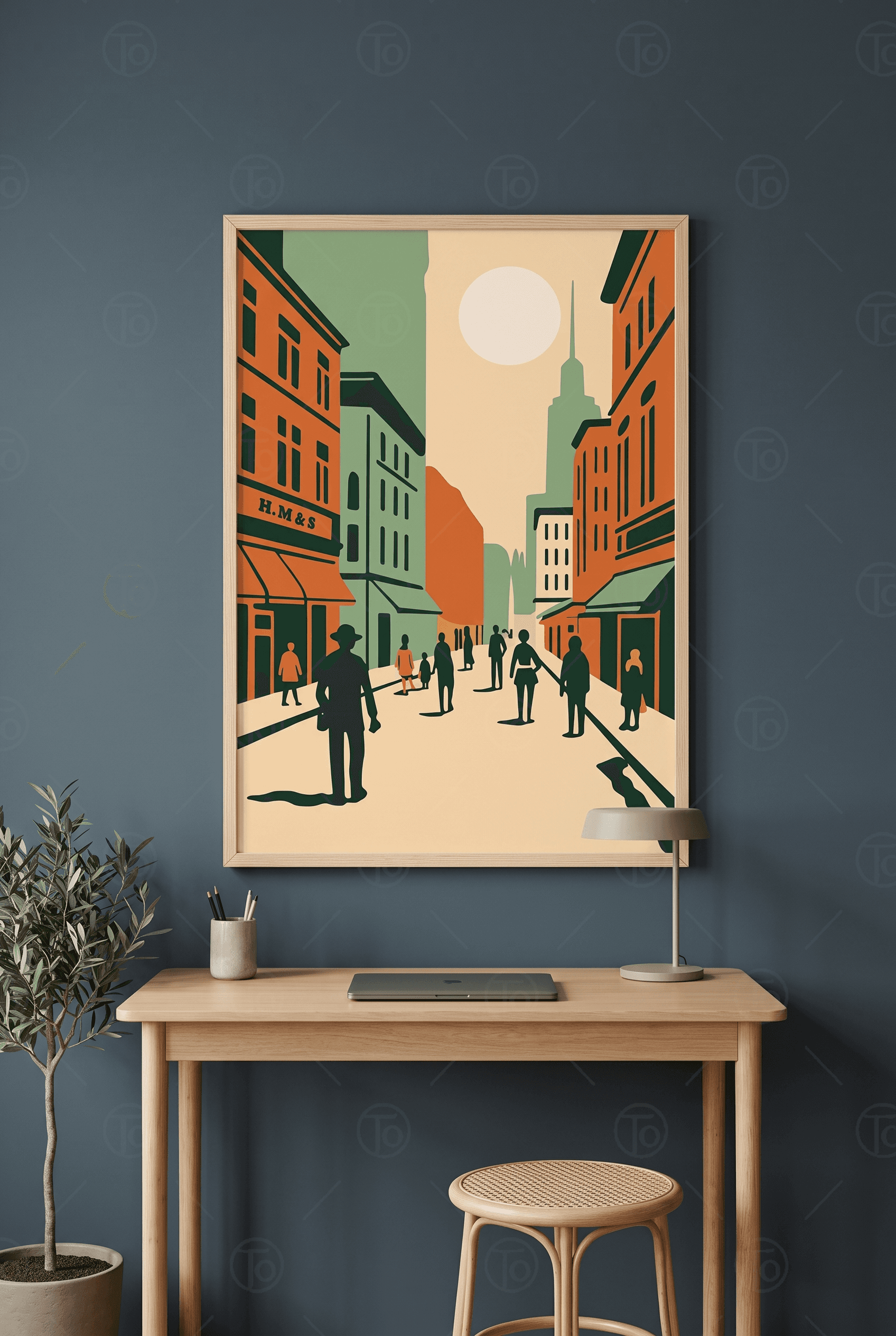Öğle Güneşi — Vintage Şehir Caddesi