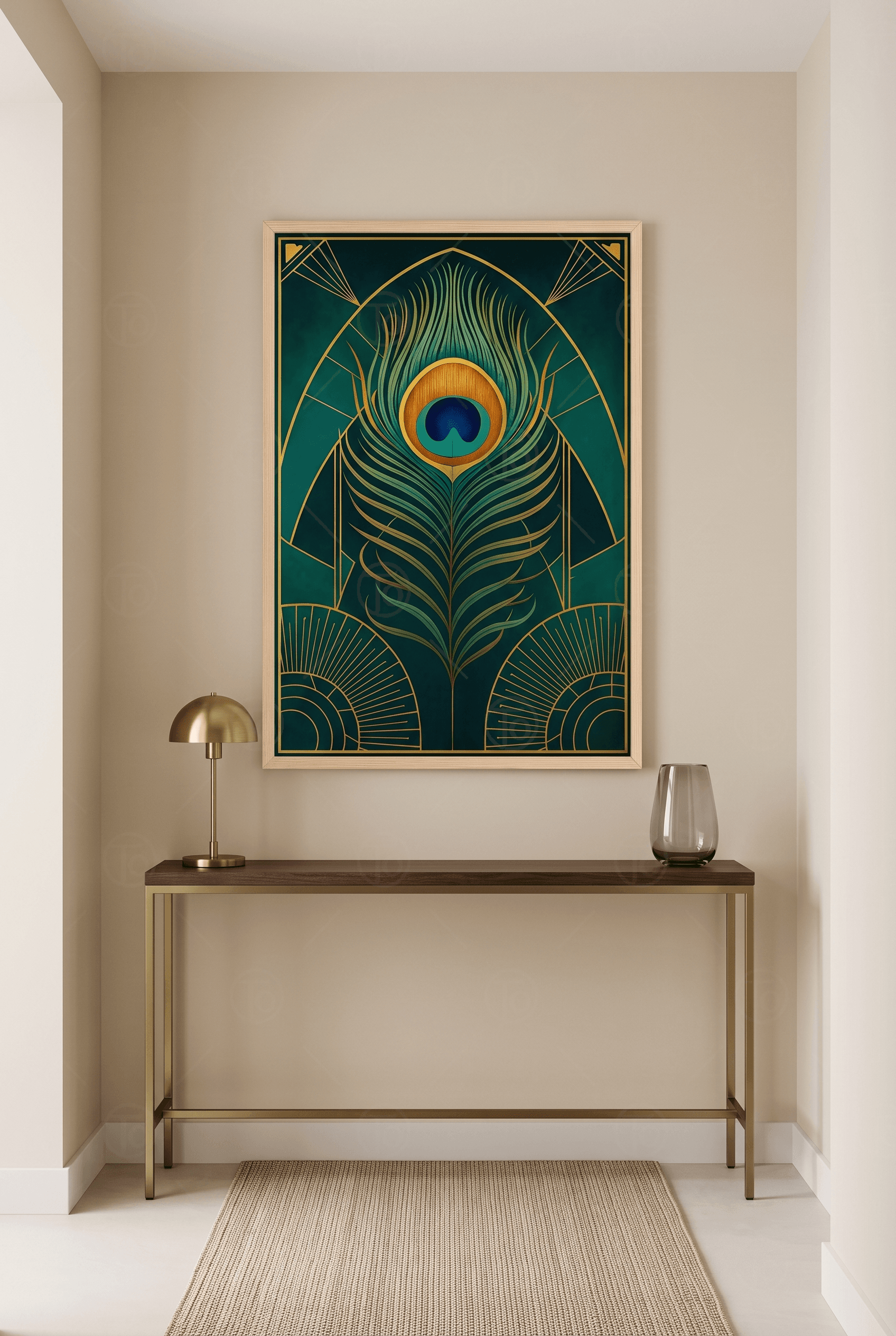 Tavus Tüyü — Art Deco Zümrüt