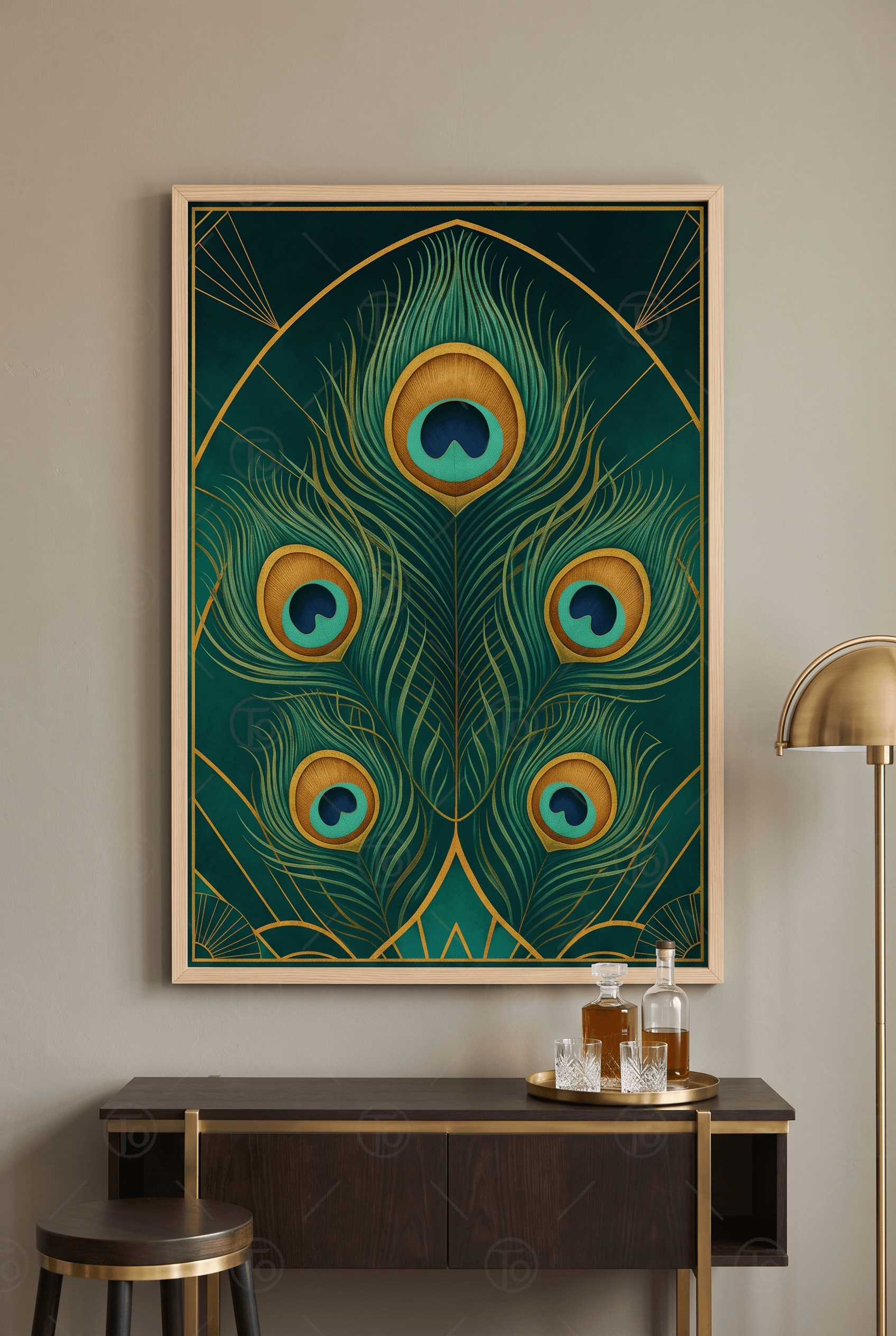 Tavus Kemeri — Art Deco Simetri