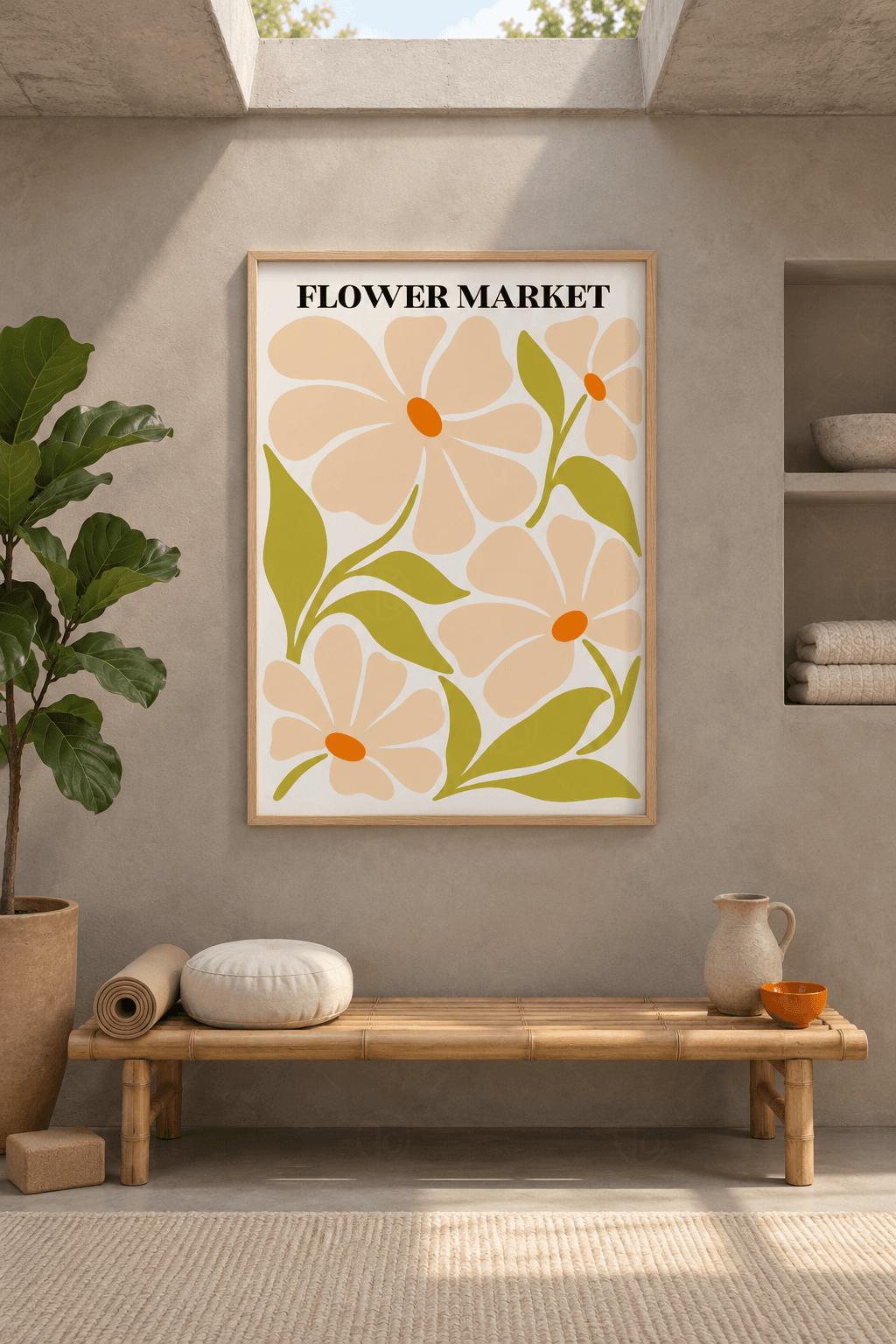 Şeftali Pastel Çiçekler — Flower Market