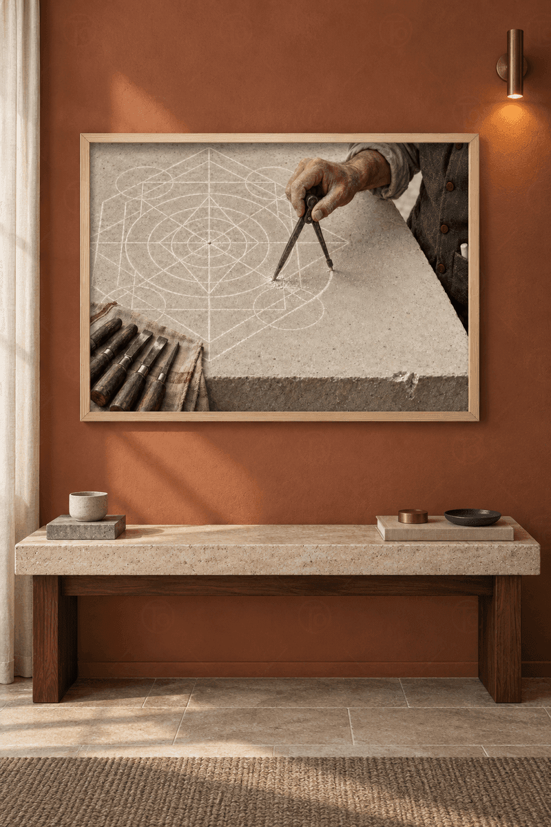 Taşa Pergel — Geometrik Desen Çizimi