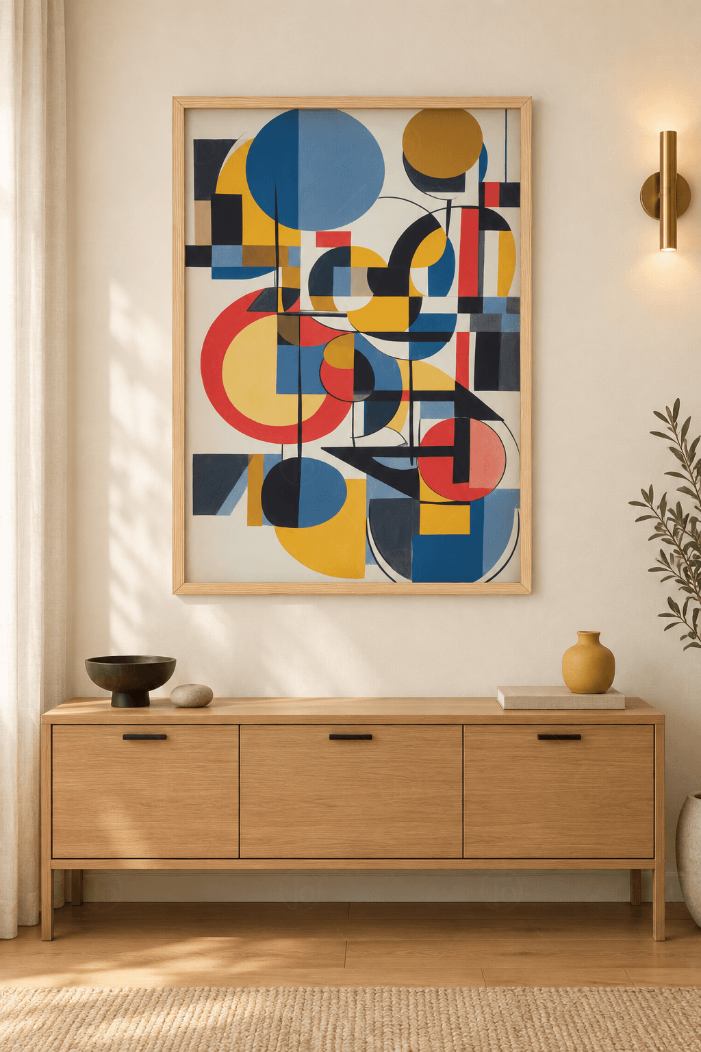Bauhaus Sahne — Daire ve Kare Düzeni