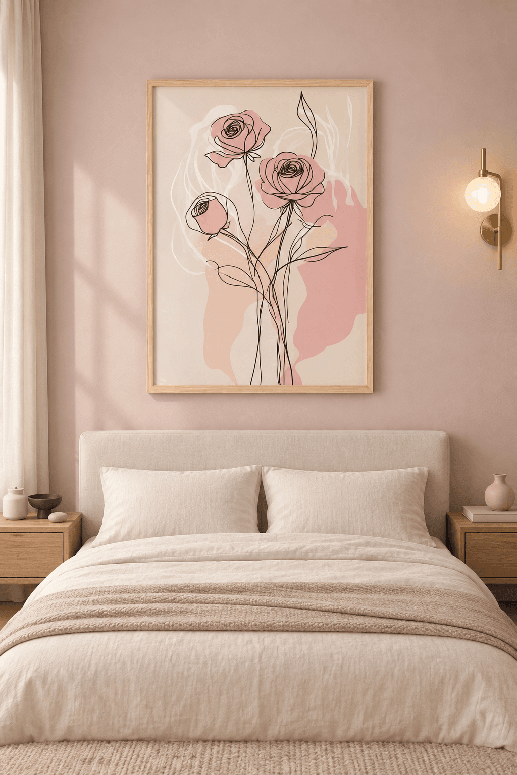 Gül Eskizi — Pudra Line Art