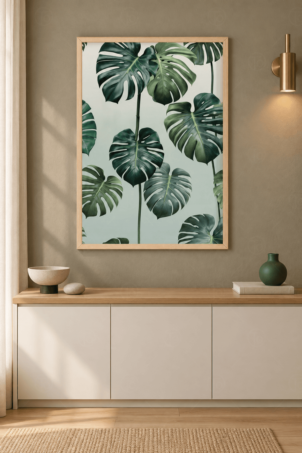 Monstera Deseni — Tekrar Eden Yeşil
