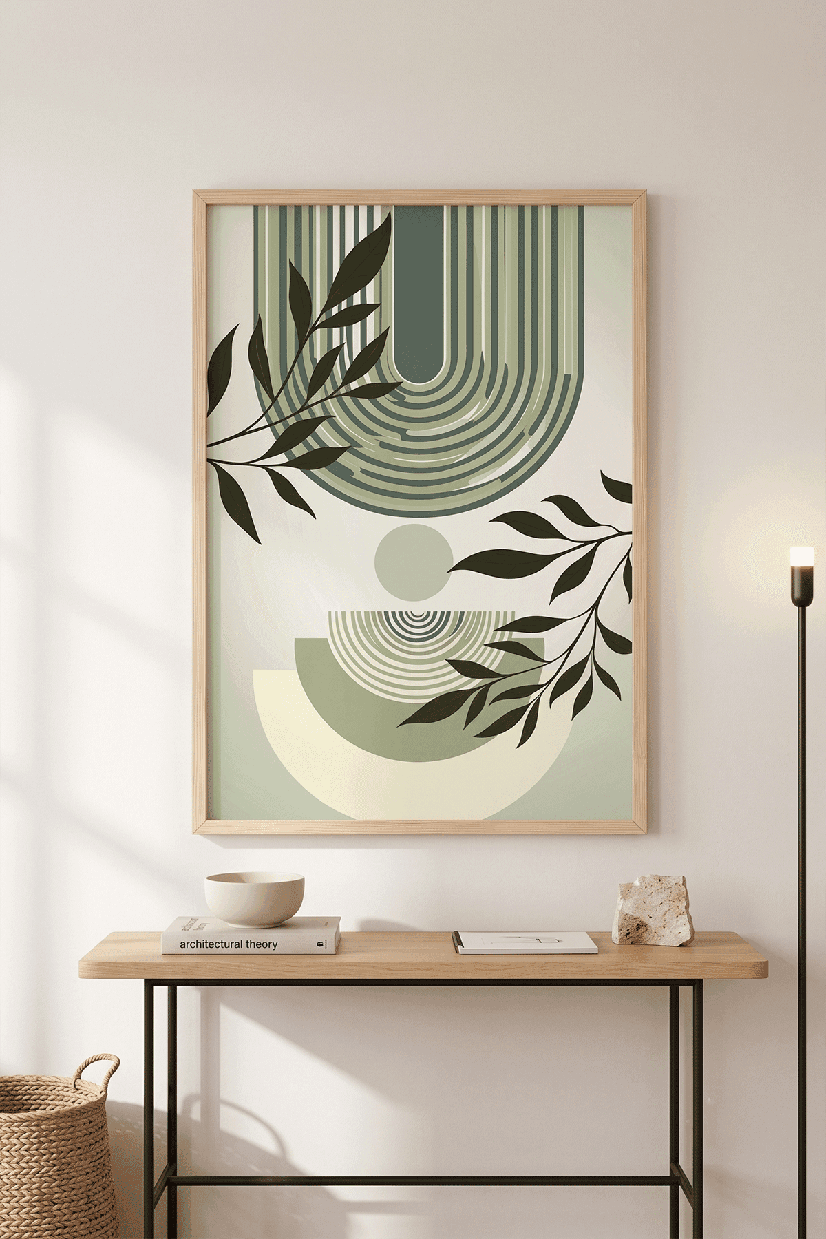 Zeytin Kemerleri — Art Deco Botanik Tablo