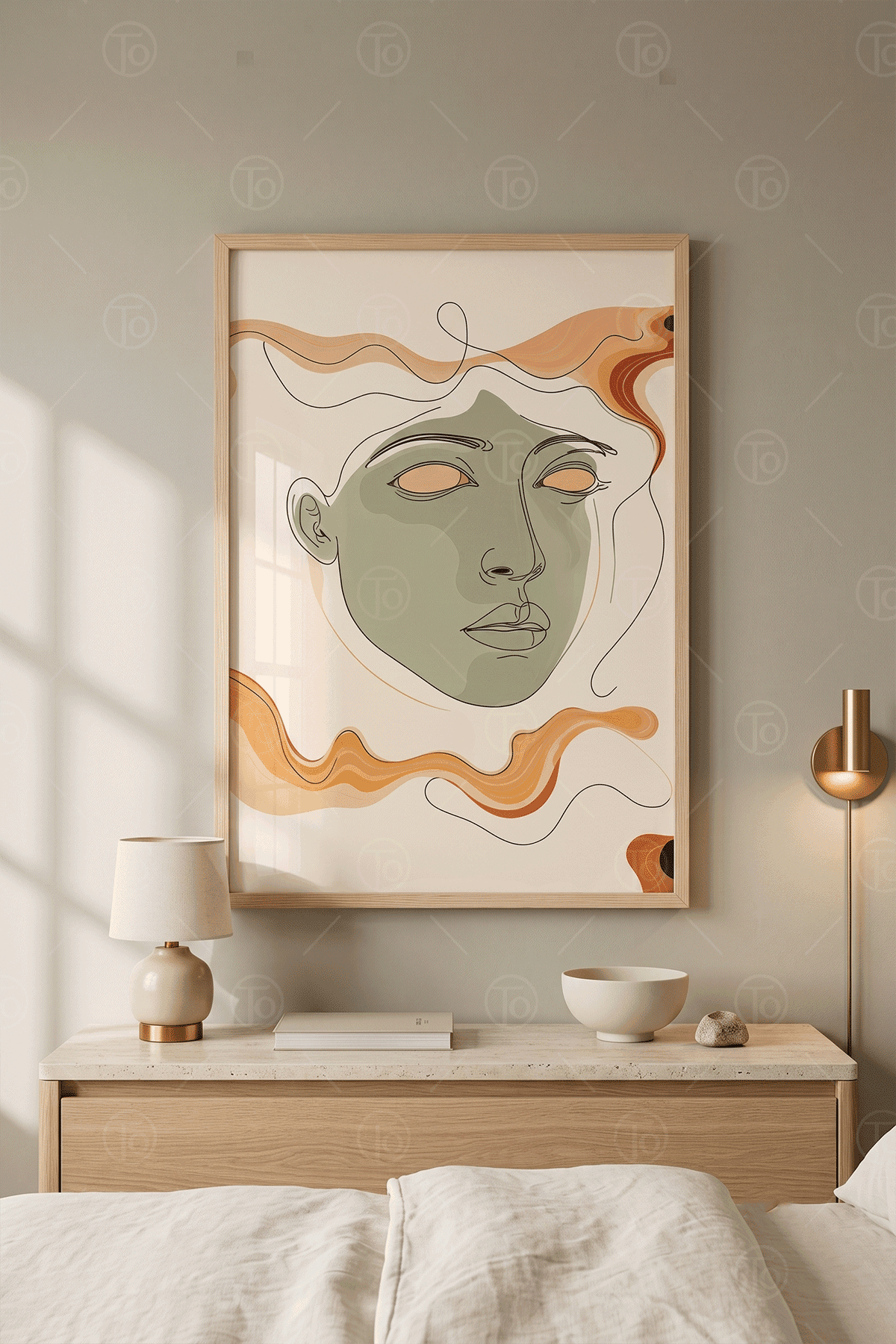 Adaçayı Rüya — Pastel Çizgi Yüz