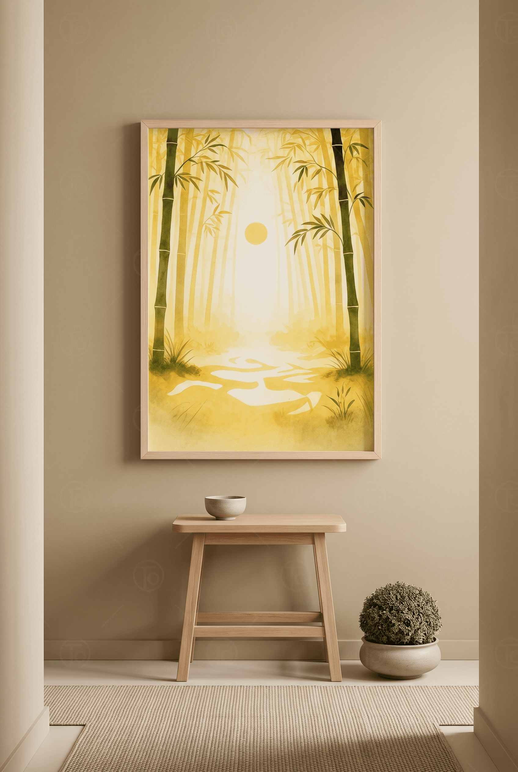 Bambu Güneşi — Zen Orman Deresi