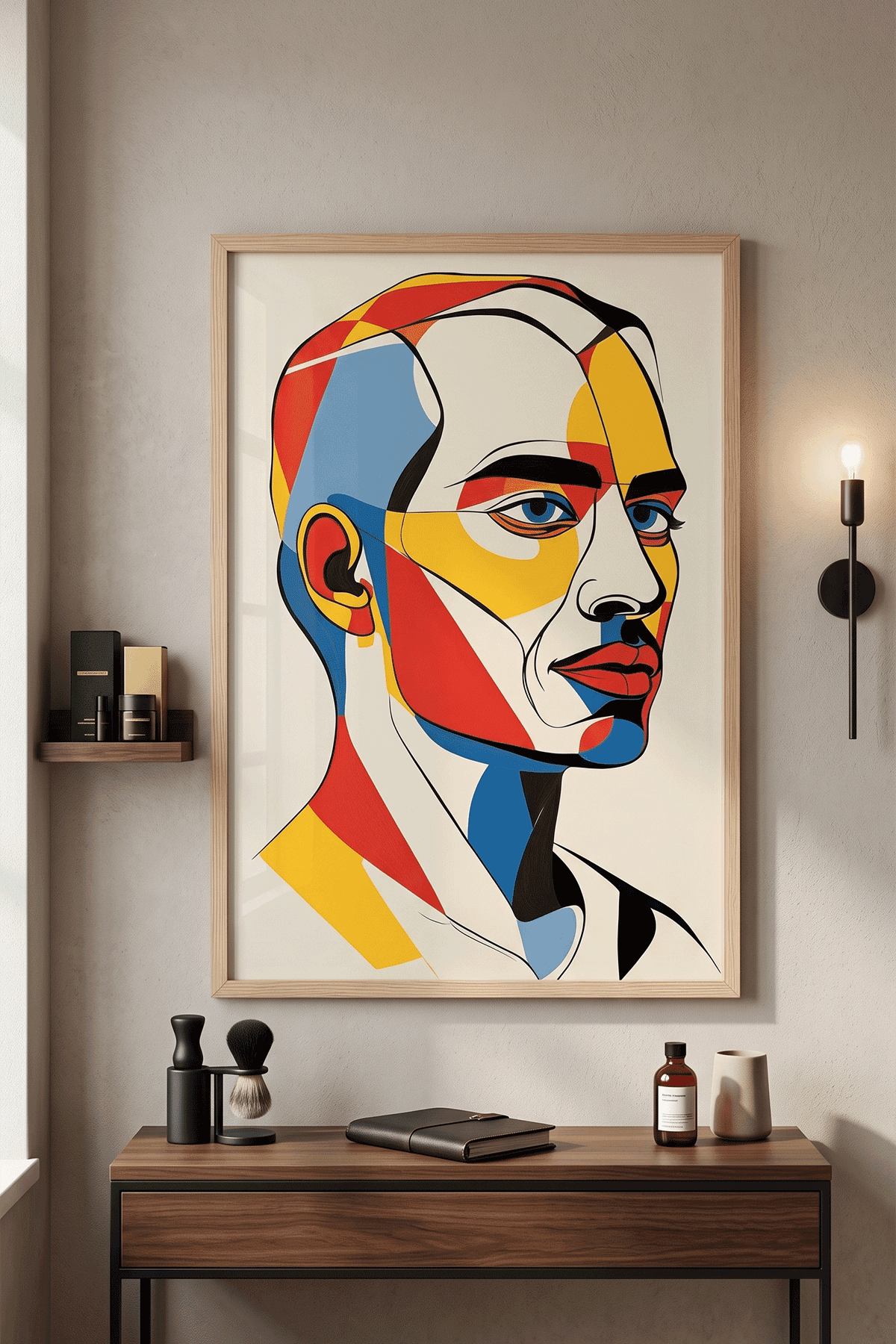 Modern Adam — Kübist Erkek Portresi
