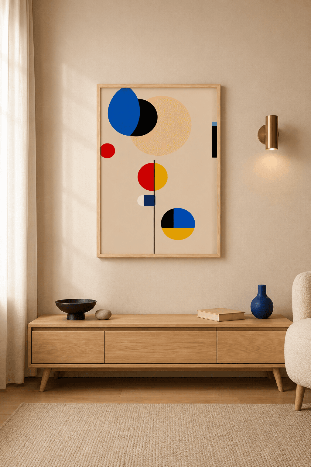 Bauhaus Kompozisyon — Daire ve Blok