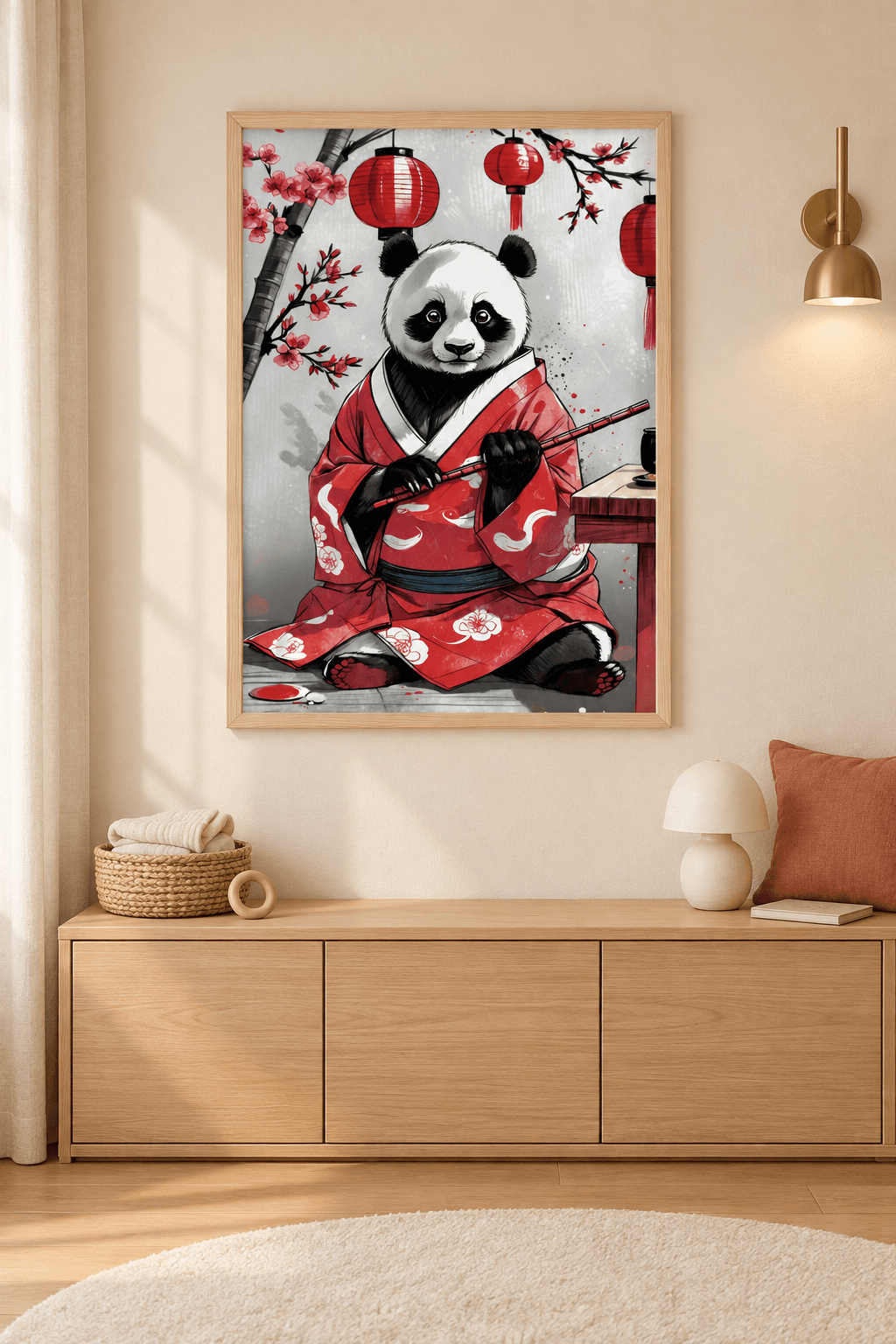 Kimono Panda — Fener Işığında